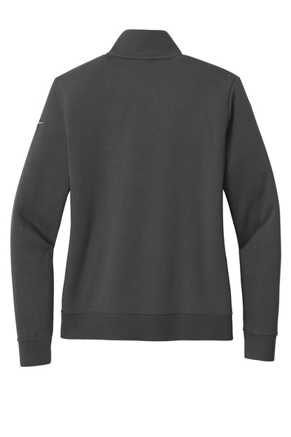 Nike Women's Club Fleece Sleeve Swoosh 1/2-Zip NKDX6720