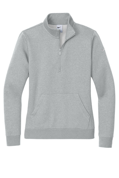 Nike Women's Club Fleece Sleeve Swoosh 1/2-Zip NKDX6720