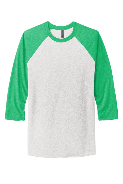 Next Level Apparel   Adult Tri-Blend 3/4-Sleeve Raglan Tee. NL6051