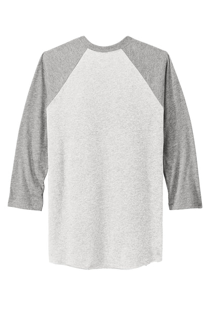 Next Level Apparel   Adult Tri-Blend 3/4-Sleeve Raglan Tee. NL6051
