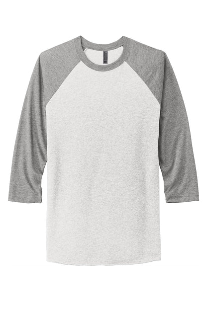 Next Level Apparel   Adult Tri-Blend 3/4-Sleeve Raglan Tee. NL6051