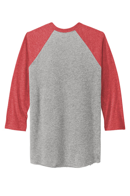 Next Level Apparel   Adult Tri-Blend 3/4-Sleeve Raglan Tee. NL6051