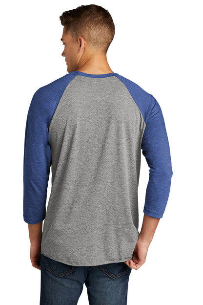Next Level Apparel   Adult Tri-Blend 3/4-Sleeve Raglan Tee. NL6051
