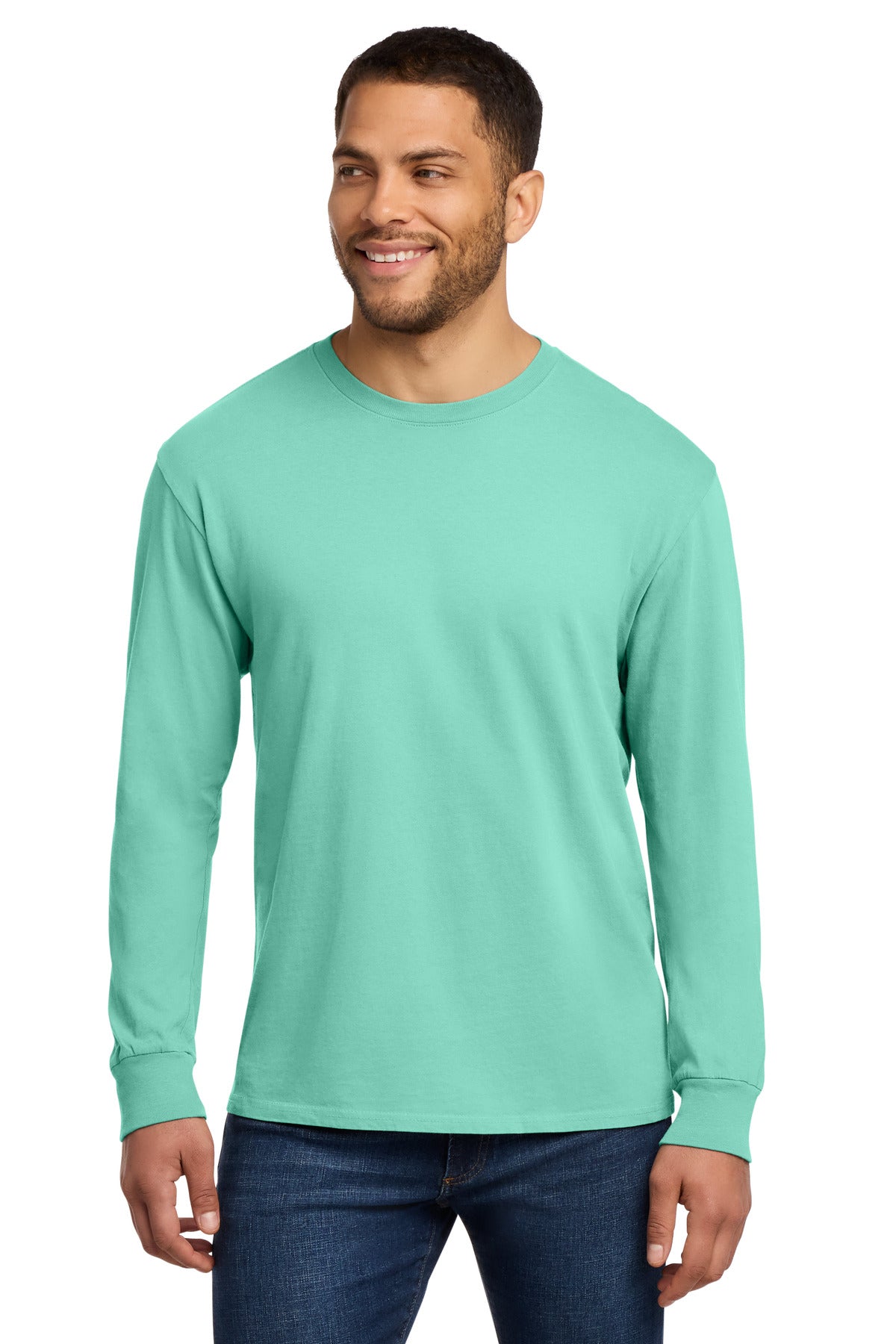 Port & Co Beach Wash Garment-Dyed Long Sleeve Tee PC099LS