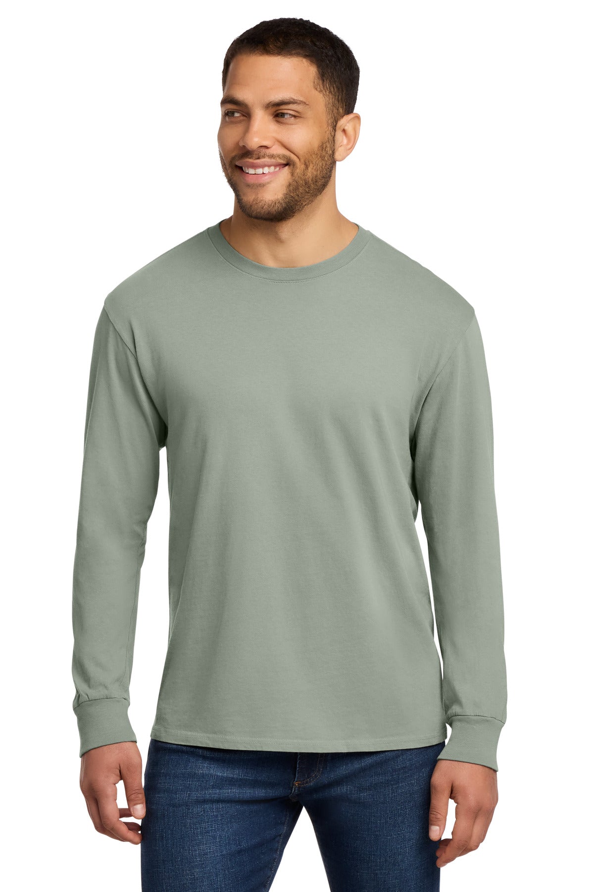 Port & Co Beach Wash Garment-Dyed Long Sleeve Tee PC099LS