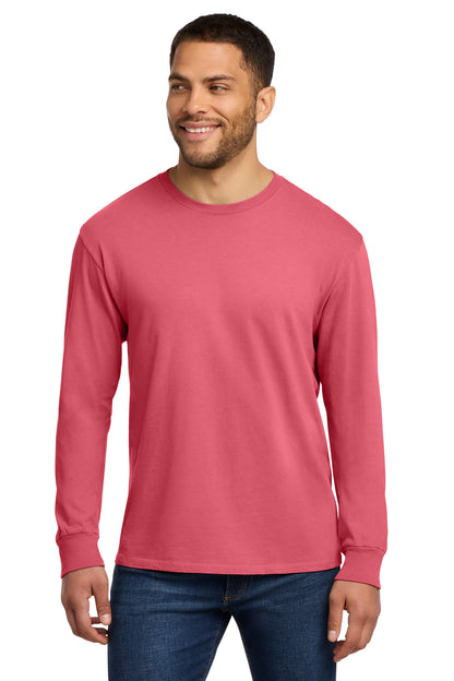 Port & Co Beach Wash Garment-Dyed Long Sleeve Tee PC099LS