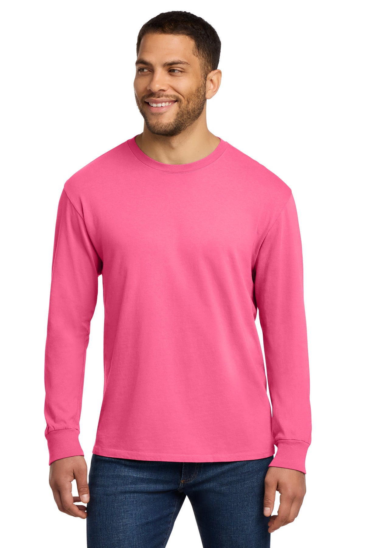Port & Co Beach Wash Garment-Dyed Long Sleeve Tee PC099LS