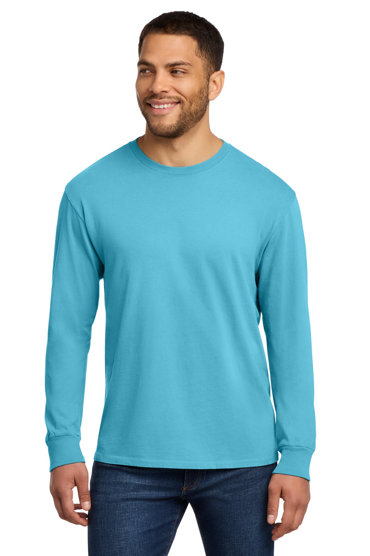 Port & Co Beach Wash Garment-Dyed Long Sleeve Tee PC099LS