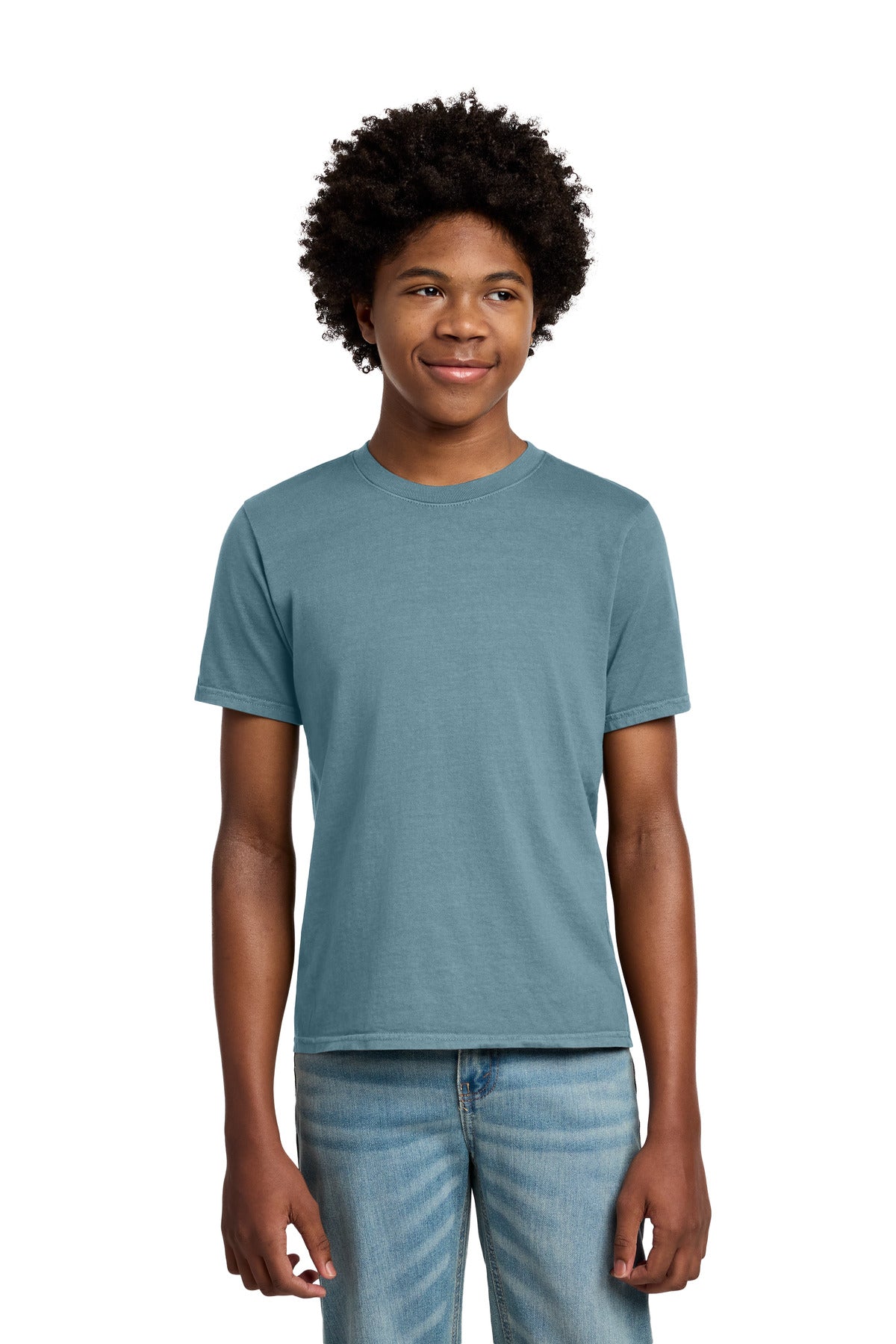 Port & Co Youth Beach Wash Garment-Dyed Tee. PC099Y