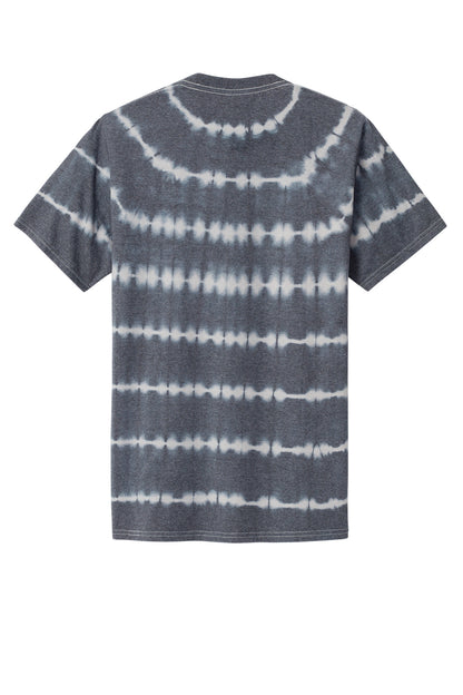 Port & Co Allover Stripe Tie-Dye Tee PC142