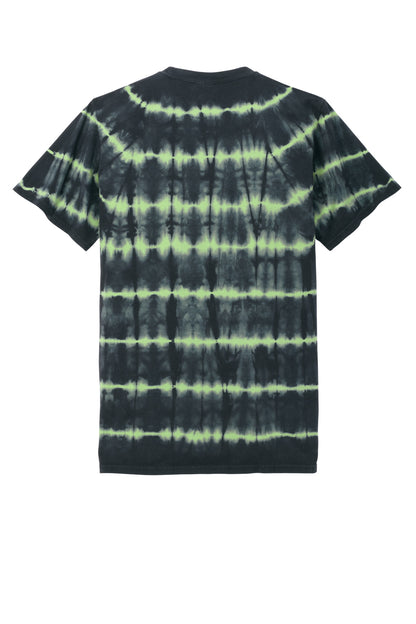 Port & Co Allover Stripe Tie-Dye Tee PC142