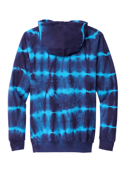 Port & Co Allover Stripe Tie-Dye Fleece PC143