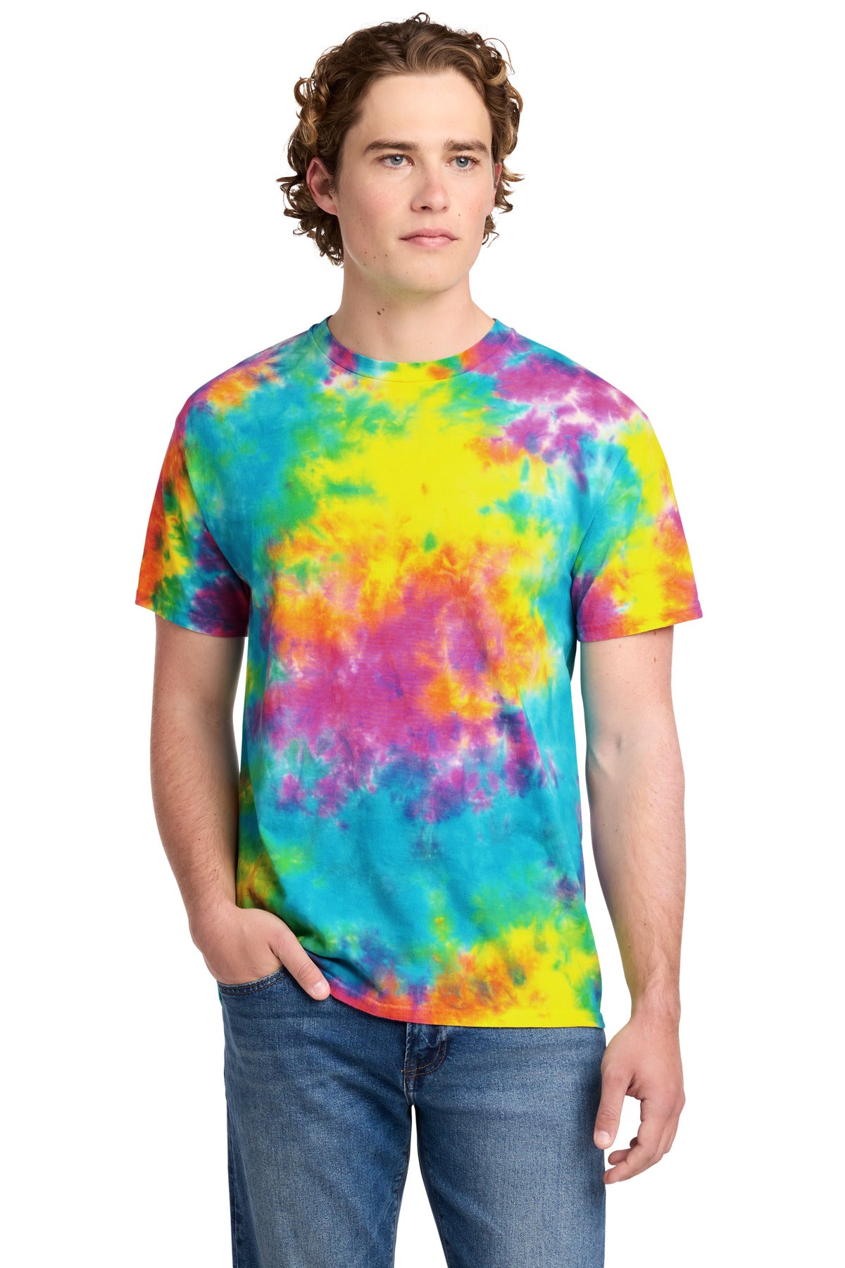 Port & Co Crystal Tie-Dye Tee PC145