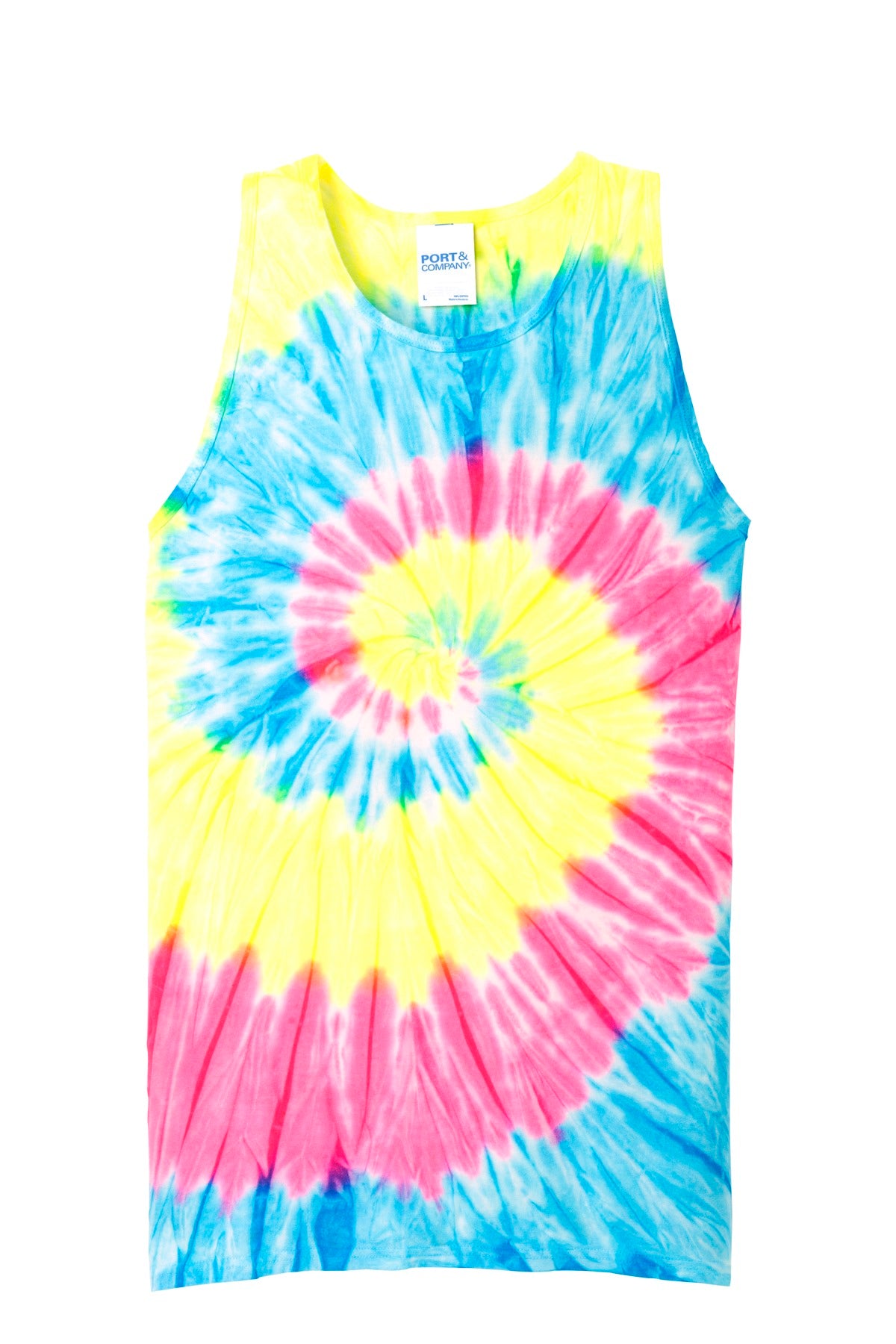 Port & Co Tie-Dye Tank Top.  PC147TT