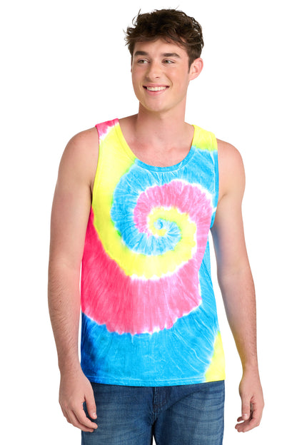 Port & Co Tie-Dye Tank Top.  PC147TT