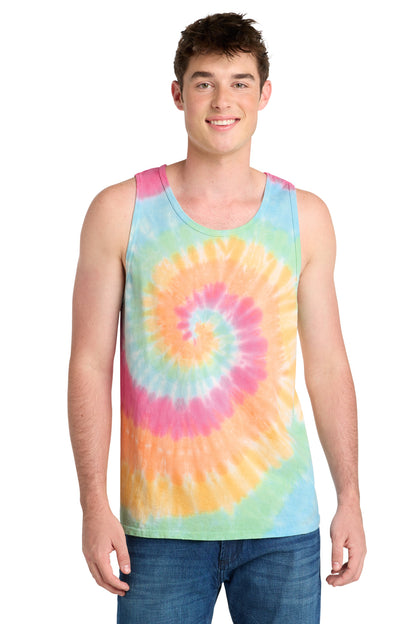 Port & Co Tie-Dye Tank Top.  PC147TT