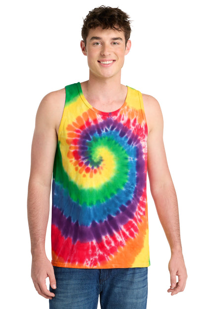 Port & Co Tie-Dye Tank Top.  PC147TT