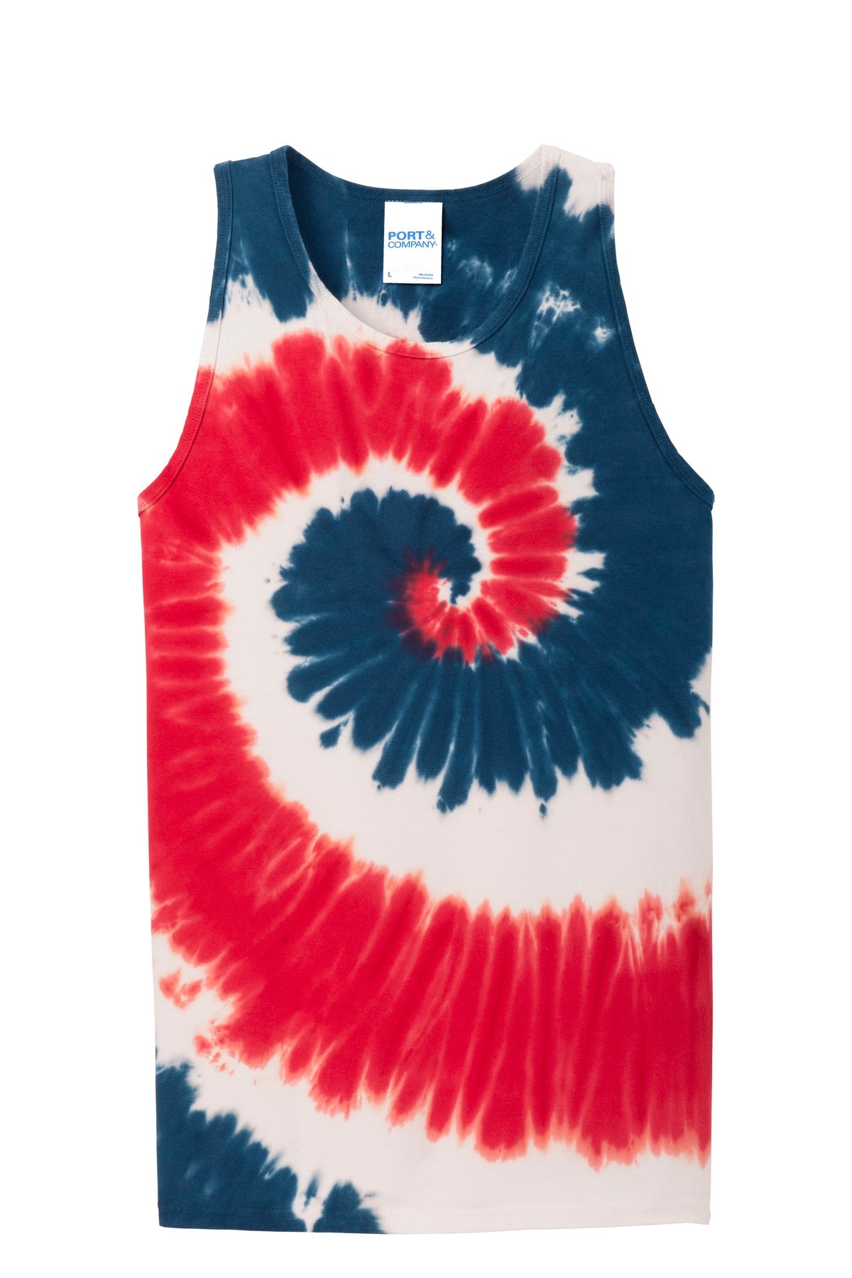 Port & Co Tie-Dye Tank Top.  PC147TT