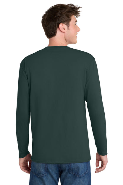 Port & Co Long Sleeve Performance Blend Tee. PC381LS
