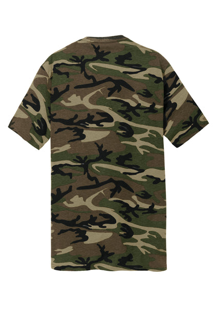 Port & Co Core Cotton Camo Tee.  PC54C