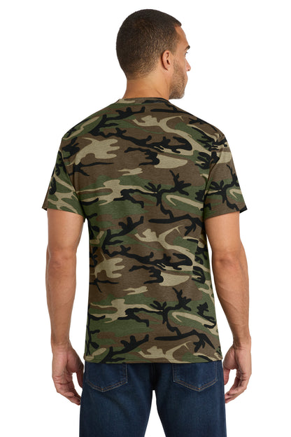 Port & Co Core Cotton Camo Tee.  PC54C