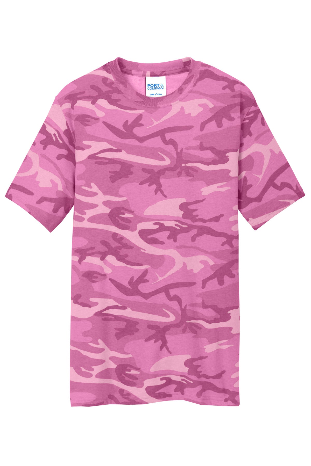 Port & Co Core Cotton Camo Tee.  PC54C