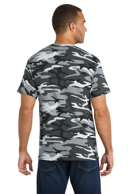 Port & Co Core Cotton Camo Tee.  PC54C