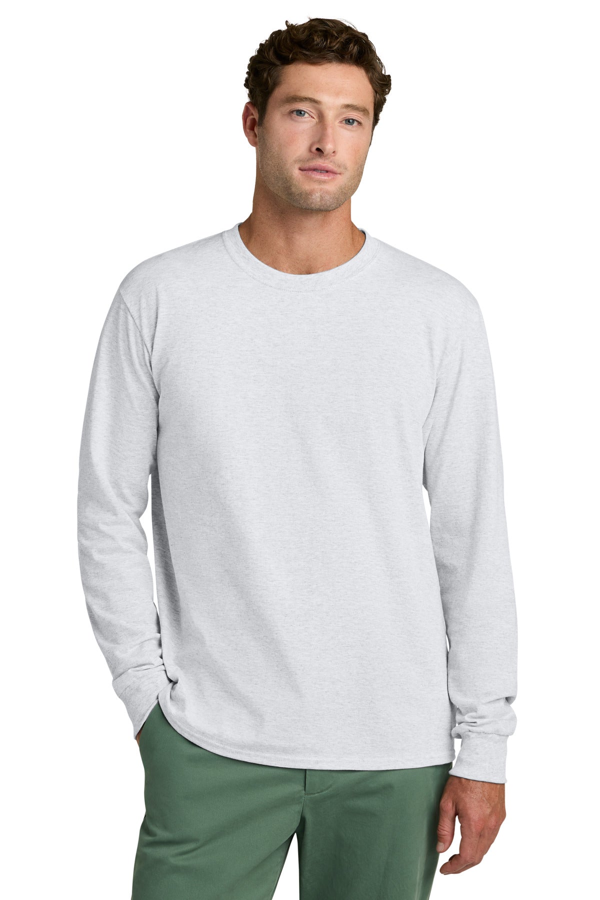 Port & Co Long Sleeve Core Cotton Tee. PC54LS