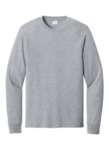 Port & Co Long Sleeve Core Cotton Tee. PC54LS
