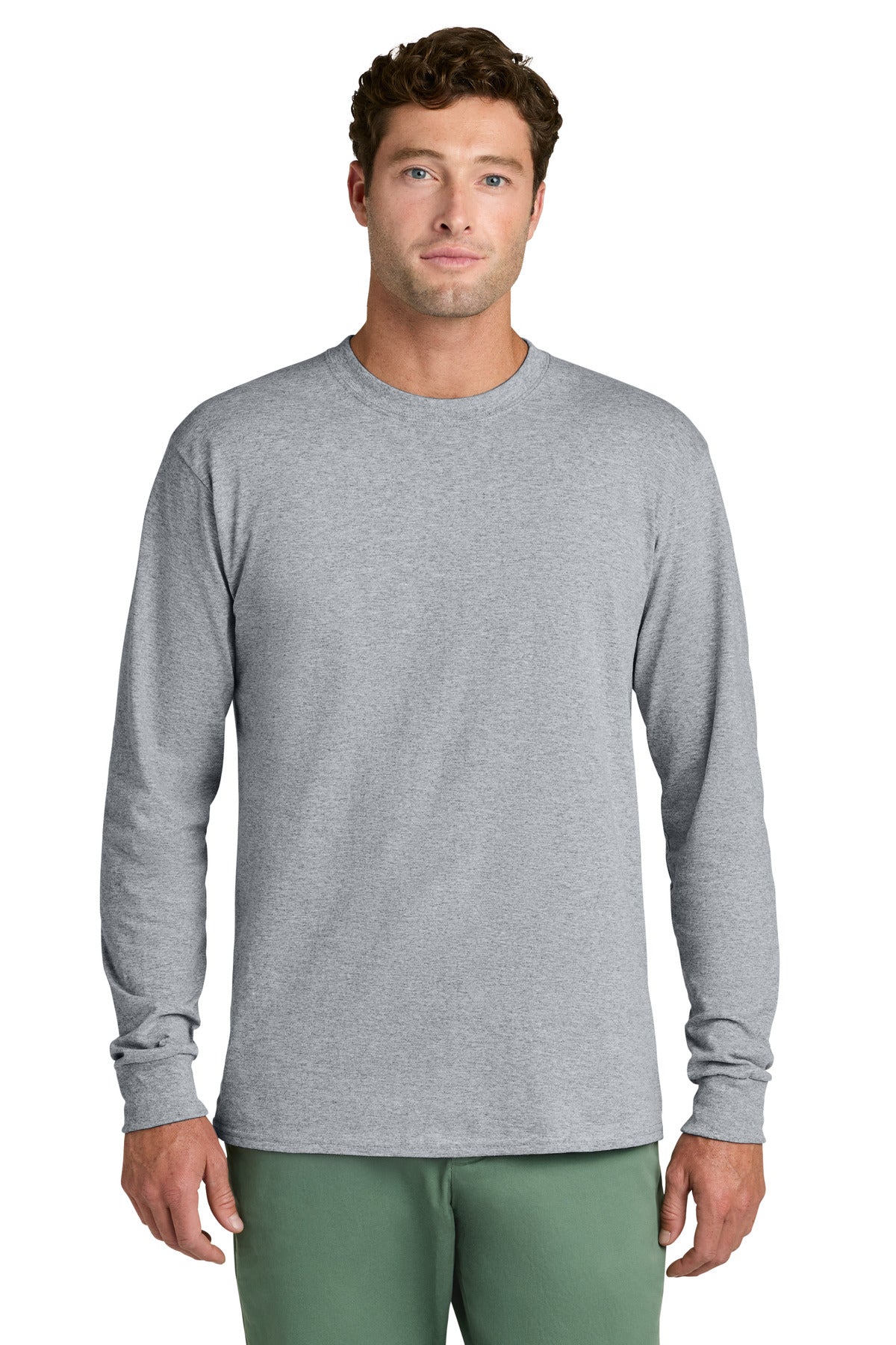 Port & Co Long Sleeve Core Cotton Tee. PC54LS
