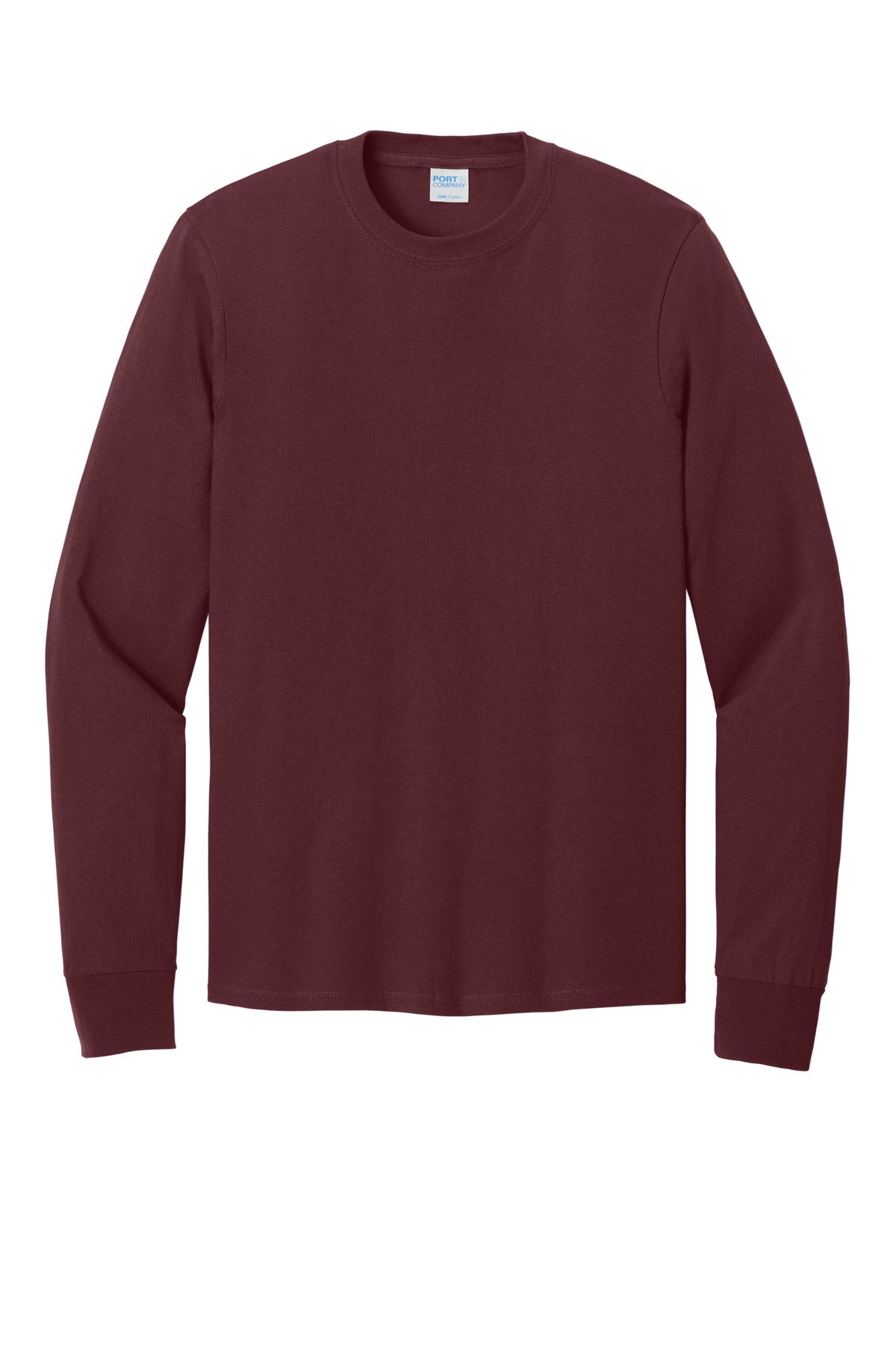 Port & Co Long Sleeve Core Cotton Tee. PC54LS
