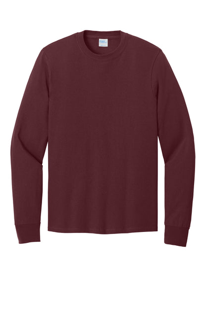 Port & Co Long Sleeve Core Cotton Tee. PC54LS