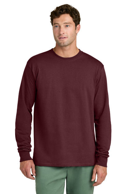 Port & Co Long Sleeve Core Cotton Tee. PC54LS