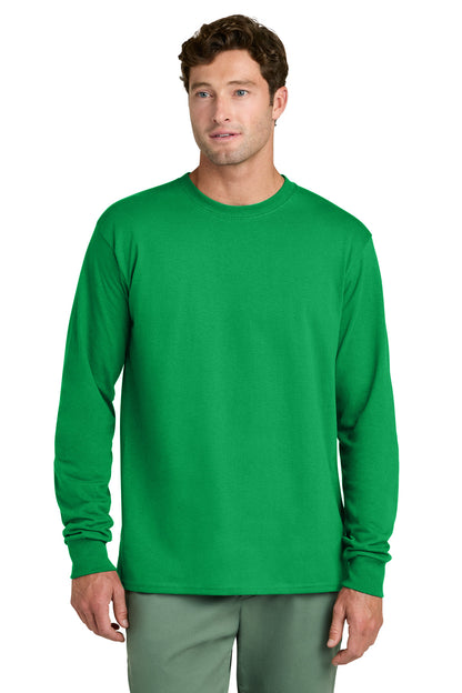 Port & Co Long Sleeve Core Cotton Tee. PC54LS