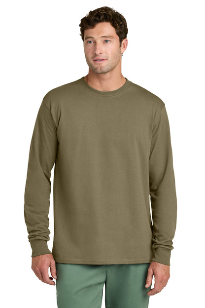 Port & Co Long Sleeve Core Cotton Tee. PC54LS