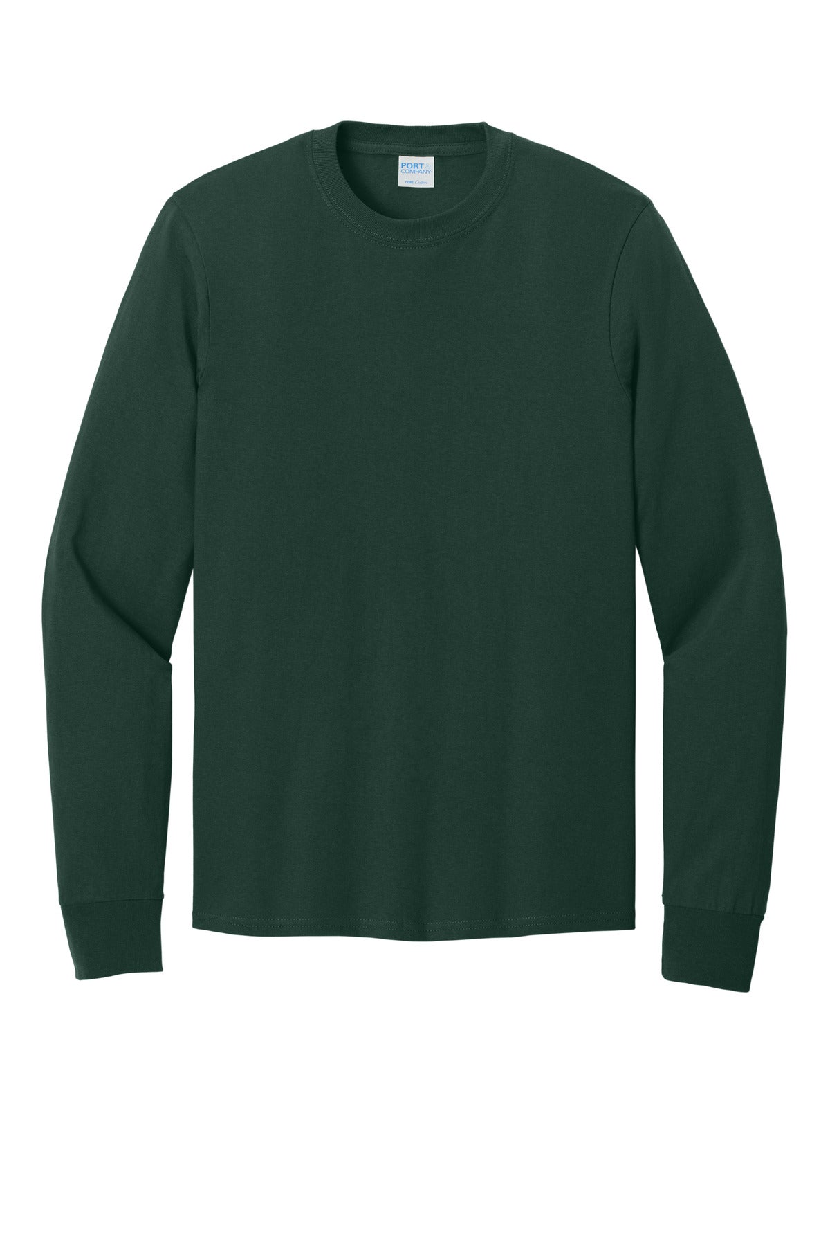 Port & Co Long Sleeve Core Cotton Tee. PC54LS
