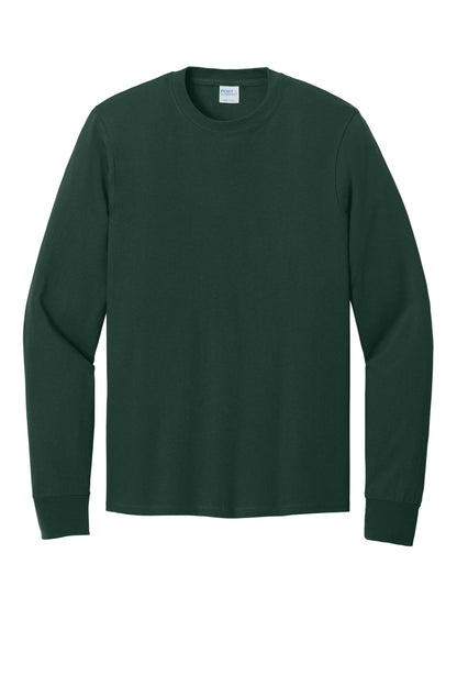 Port & Co Long Sleeve Core Cotton Tee. PC54LS