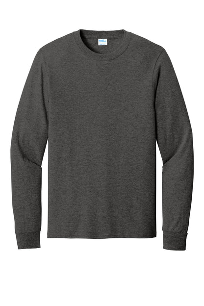 Port & Co Long Sleeve Core Cotton Tee. PC54LS