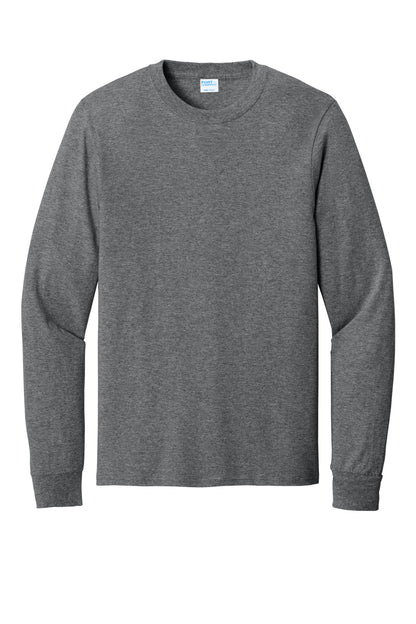 Port & Co Long Sleeve Core Cotton Tee. PC54LS
