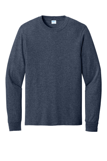 Port & Co Long Sleeve Core Cotton Tee. PC54LS