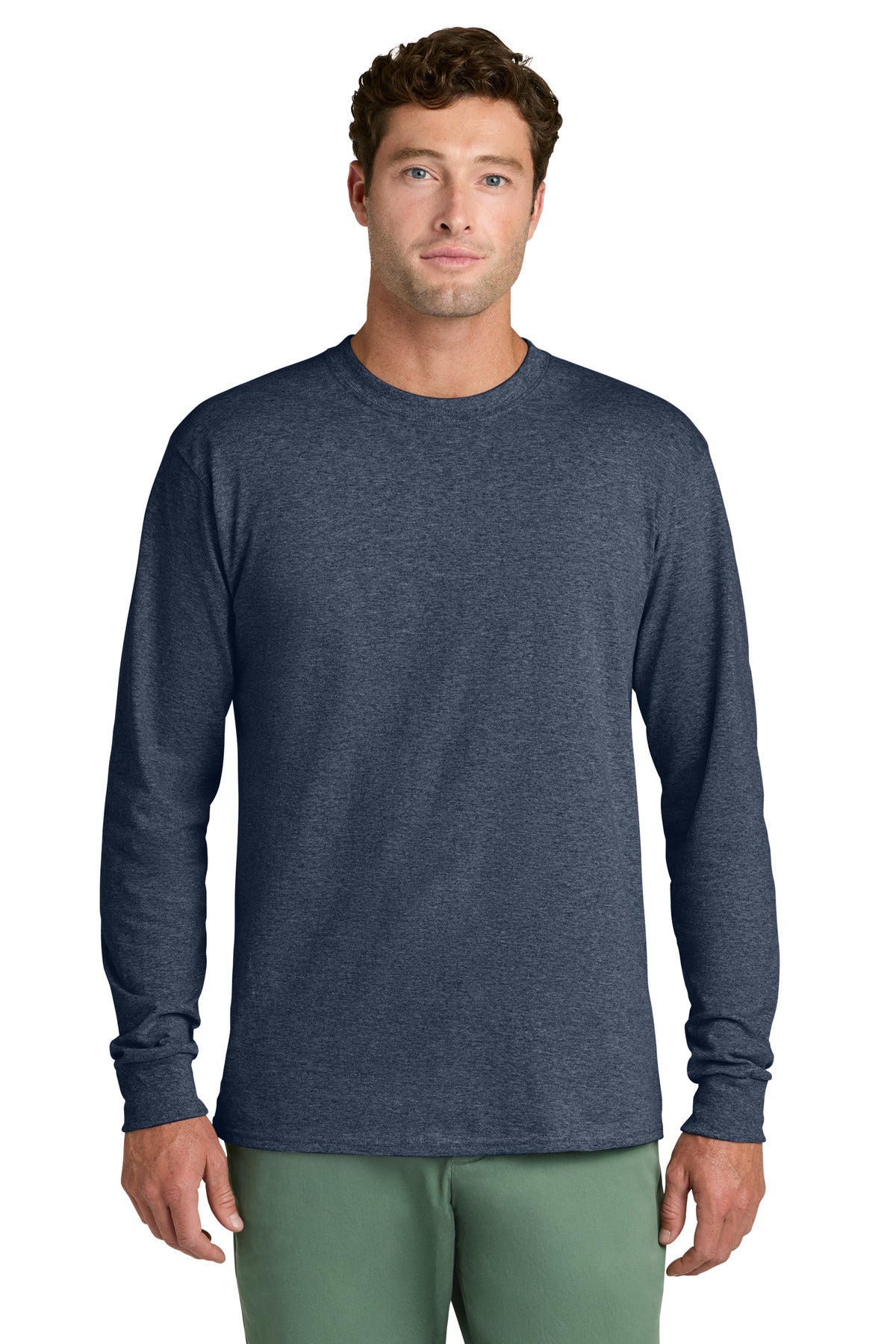 Port & Co Long Sleeve Core Cotton Tee. PC54LS