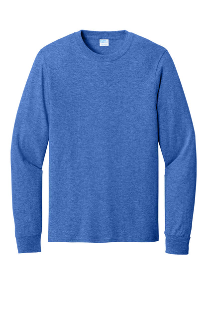 Port & Co Long Sleeve Core Cotton Tee. PC54LS