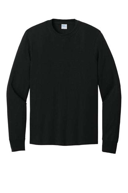 Port & Co Long Sleeve Core Cotton Tee. PC54LS