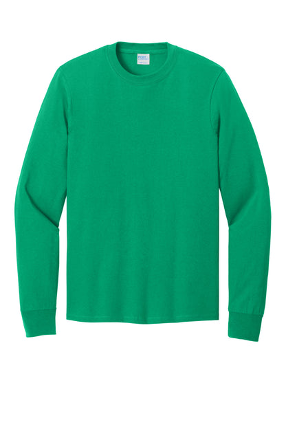 Port & Co Long Sleeve Core Cotton Tee. PC54LS