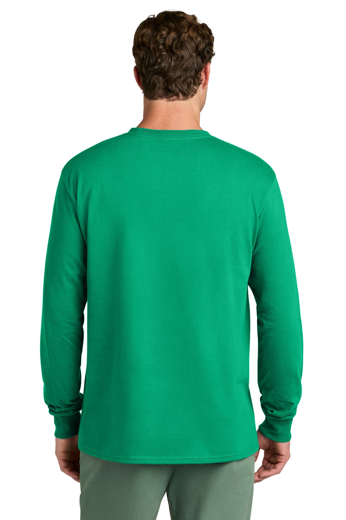 Port & Co Long Sleeve Core Cotton Tee. PC54LS