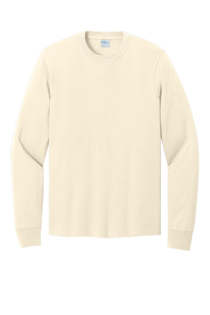 Port & Co Long Sleeve Core Cotton Tee. PC54LS