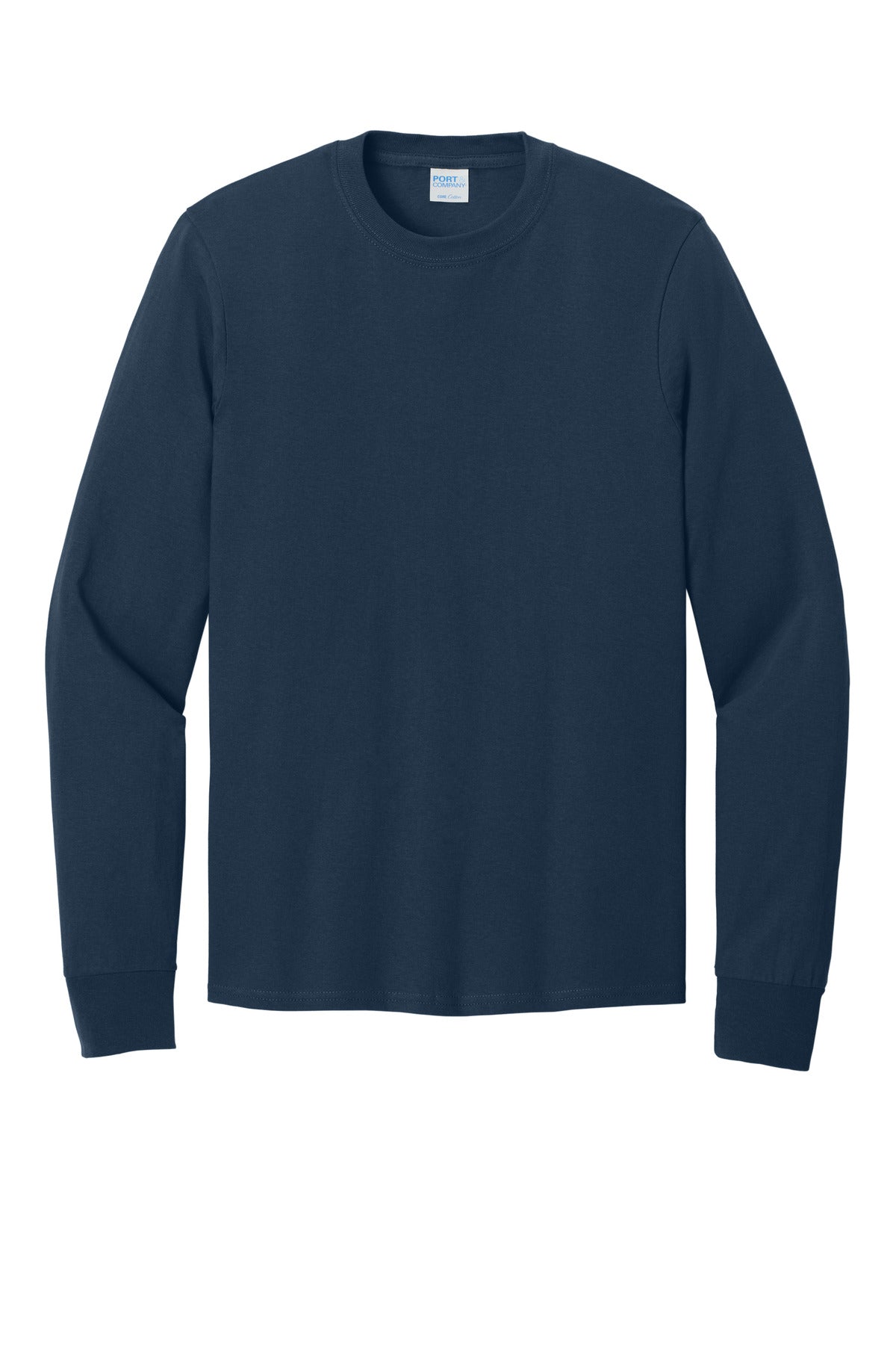 Port & Co Long Sleeve Core Cotton Tee. PC54LS