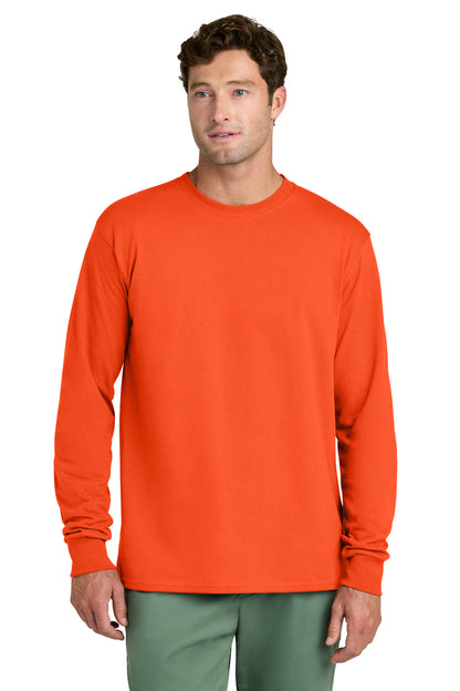 Port & Co Long Sleeve Core Cotton Tee. PC54LS