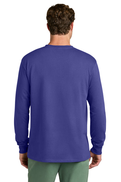 Port & Co Long Sleeve Core Cotton Tee. PC54LS