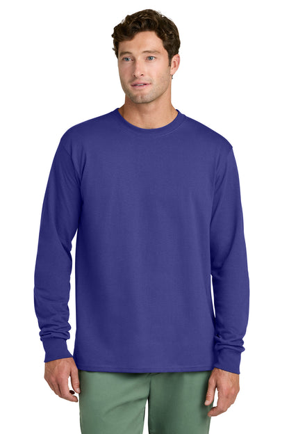 Port & Co Long Sleeve Core Cotton Tee. PC54LS